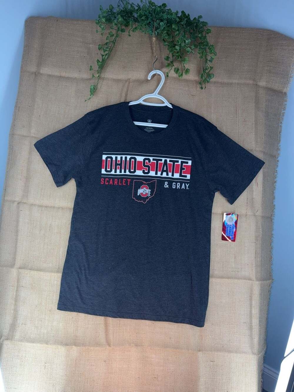 Top of the World Ohio State Buckeyes Scarlet & Gray T-Shirt Size Large